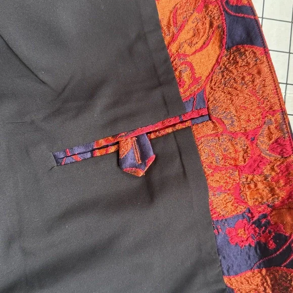 1960s Style Brocade Swing Jacket “Jackie O” Evening Coat • Mandarin Collar - Picture 13 of 15